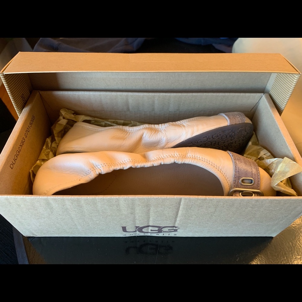 Like new in original box Ugg flats